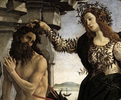 Palas y el centauro de Sandro Botticelli